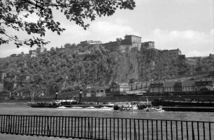Koblenz: Kai und Feste Ehrenbreitstein