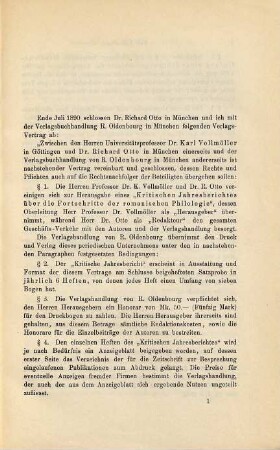 Der Kampf um den Romanischen Jahresbericht : ein Beitrag zur Klärung des Verhältnisses zwischen Autor und Verleger