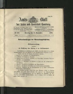 No. 142, 18. September 1904.