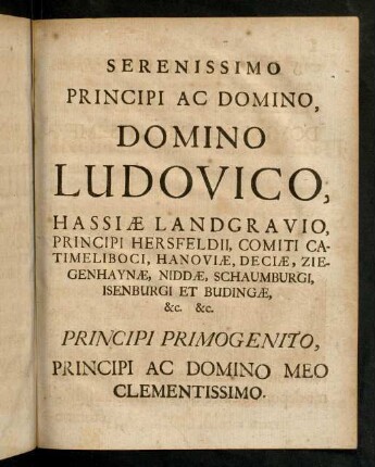 2r-4v, Serenissimo Principi Ac Domino ...