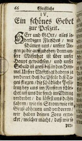 IV. Ein schönes Gebet zur Predigt.