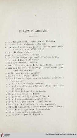 Errata et addenda