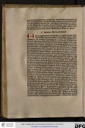 Dominica tertia ost penthecosten.