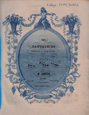 Trois fantaisies brillantes et progressives pour le piano à 4 mains : op. 56, 3. Les souvenirs