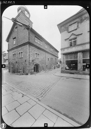 Bleicherode, Hauptstraße 37. Rathaus (1540). Rückseite