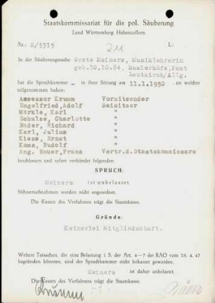 Meiners, Grete