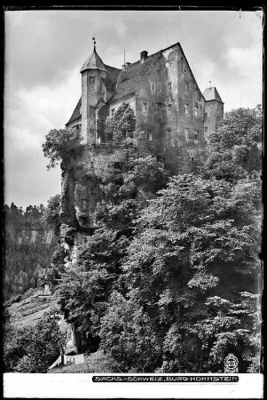 Blick auf Burg Hohnstein
