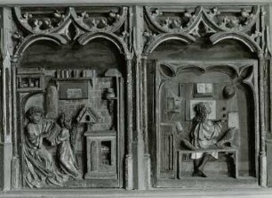 Die Evangelisten Matthäus und Johannes in ihren Studierstuben