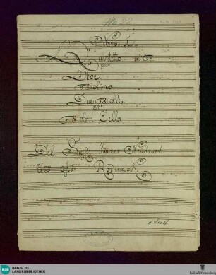 Quintets. Arr - Don Mus.Ms. 1435 : ob, vl, vla (2), vlc; F