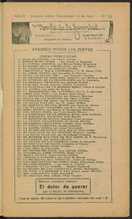 1921005300: Frente a la vida