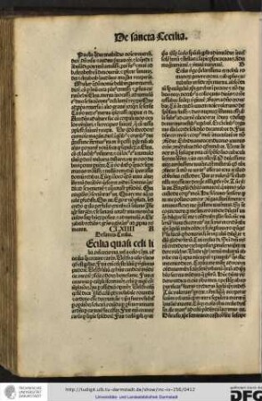 [C]ecilia quasi celi lilia vel cecis via vel a celo et lya vel Cecilia quasi cecitate carens...