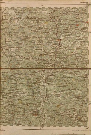 G. D. Reymann's topographische Special-Karte von Central-Europa. 222, Amberg