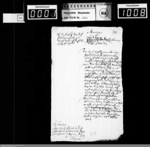 Weihnachts- und Neujahrsschreiben 1725/1726