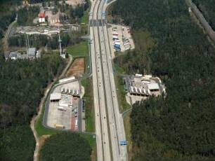 Raststätte am Hermsdorfer Kreuz BAB A 9 Richtung Triptis