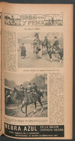 La caza á caballo : Caza y pesca