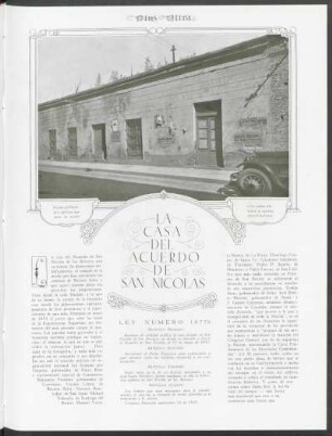 La casa del Acuerdo de San Nicolas