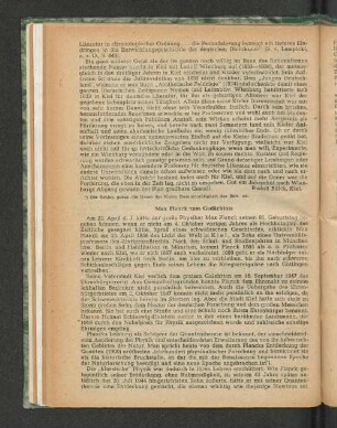 Max Planck zum Gedächtnis