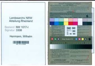 Entnazifizierung Wilhelm Herrmann , geb. 11.03.1902 (Behoerdenangestellter)