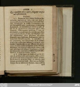 Aphor. I. Qui damnum alteri insert, obligatur utique ad restitutionem.