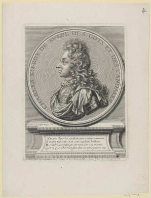 Bildnis des Charles XII. de Suede