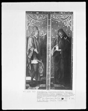 Nikolausaltar — Heilge Cosmas und Damian