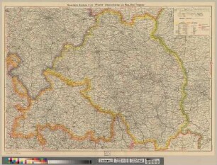 Ravensteins Bürokarte Provinz Oberschlesien und Reg.-Bez. Troppau : von Liegnitz bis Krakau