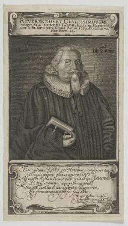 Bildnis des Sigismundus Faber
