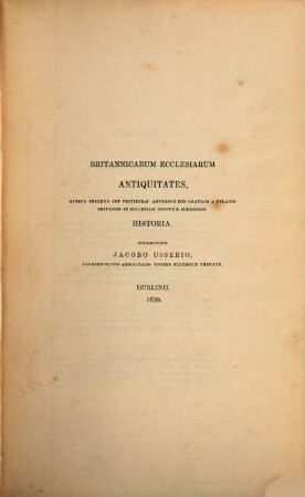 The whole works of the most rev. James Ussher. 5