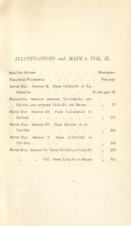 Illustrations and maps to Vol. II.