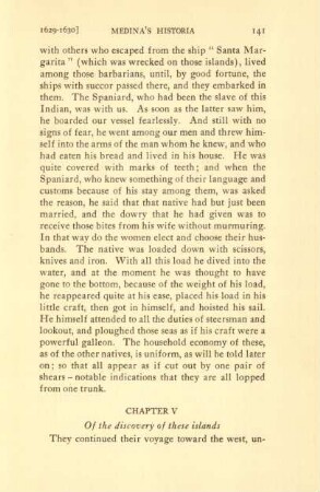 Chapter V. Of the discovery of these islands
