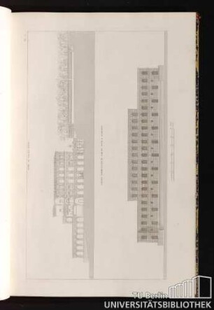 Pl. 3. Coupe Du Palais Pitti. Facade Géometrale Du Palais Pitti A Florence.