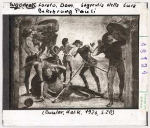 Luca Signorelli: Loreto, Dom, Sagrestia della Cura, Bekehrung Pauli