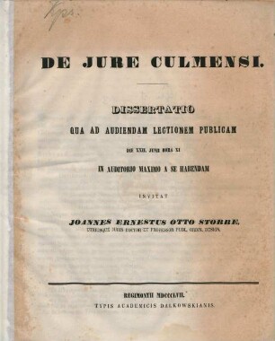 De jure Culmensi