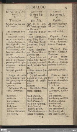 Dialogus Tertius. De Tempore