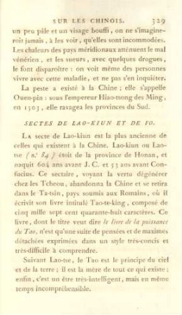 Sectes de Lao-Kiun et de Fo