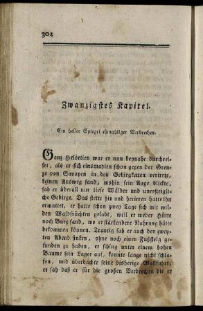 Zwanzigstes Kapitel. - Zwey und zwanzigstes Kapitel.
