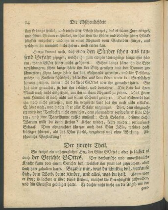 Der zweyte Theil ... der Gerichte GOttes