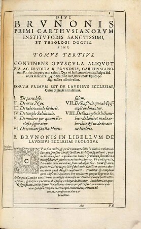 Opera omnia : nunc tandem recensita, ac tribus tomis distincta, 3. Continens Opuscula Varia, Pia, & erudita