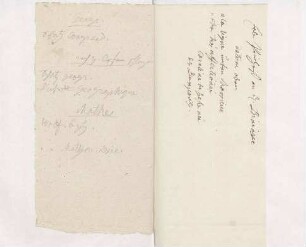 Notiz über die Anrede Binningers für Karoline von Hessen-Darmstadt von Karoline Luises Hand.