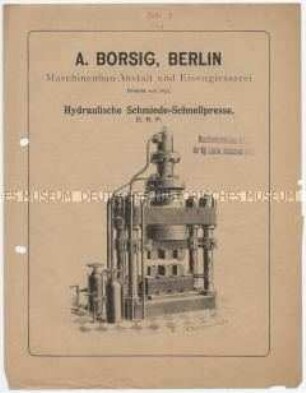 Hydraulische Schmiede-Schnellpresse