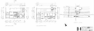 Altbach: Empfangsgebäude Grundriss UG,EG