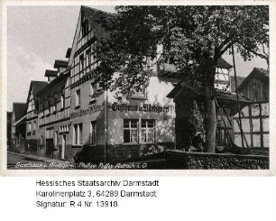 Asbach im Odenwald, Gasthaus und Metzgerei Philipp Ruths