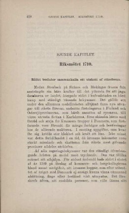 Rådet besluter sammankalla ett utskott af ständerna.