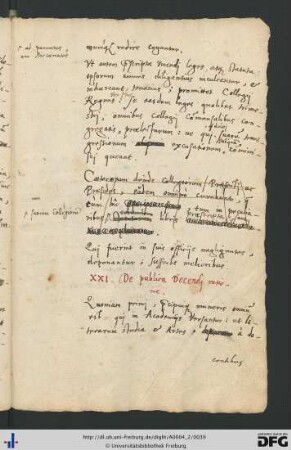 [fol. 16] De publica docendi ratione