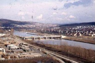 Deizisau, Wehranlage, flussaufwärts