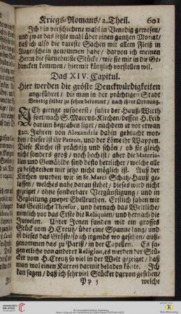 Das XIV. Capitul