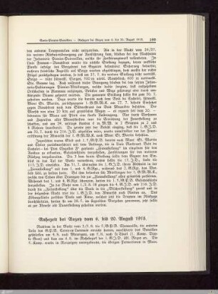 Ruhezeit bei Rozoy - August 1918