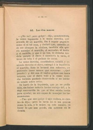 46. Las dos manos