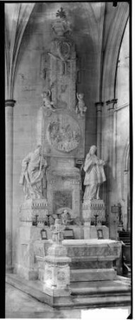 Salem Münster - Klosterkirche Maria Himmelfahrt Seitenschiff Bartholomäus-Altar von Johann Georg Dirr und Johann Georg Wieland 1766/93