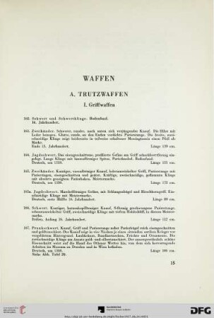 Waffen (Nr. 162-319)